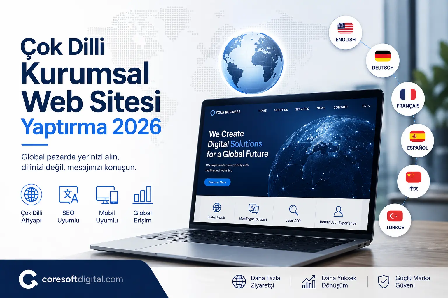 Çok Dilli Kurumsal Web Sitesi Yaptırma 2026