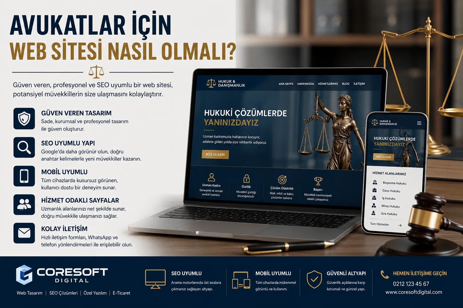 Avukatlar İçin Web Sitesi Nasıl Olmalı 2026?