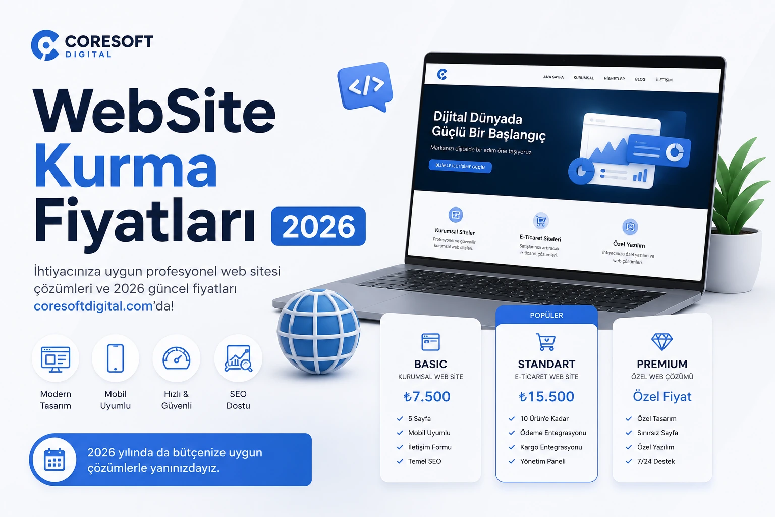 WebSite Kurma Fiyatları 2026