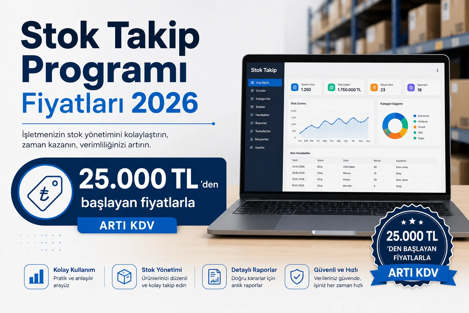 Stok Takip Programı Fiyatları 2026