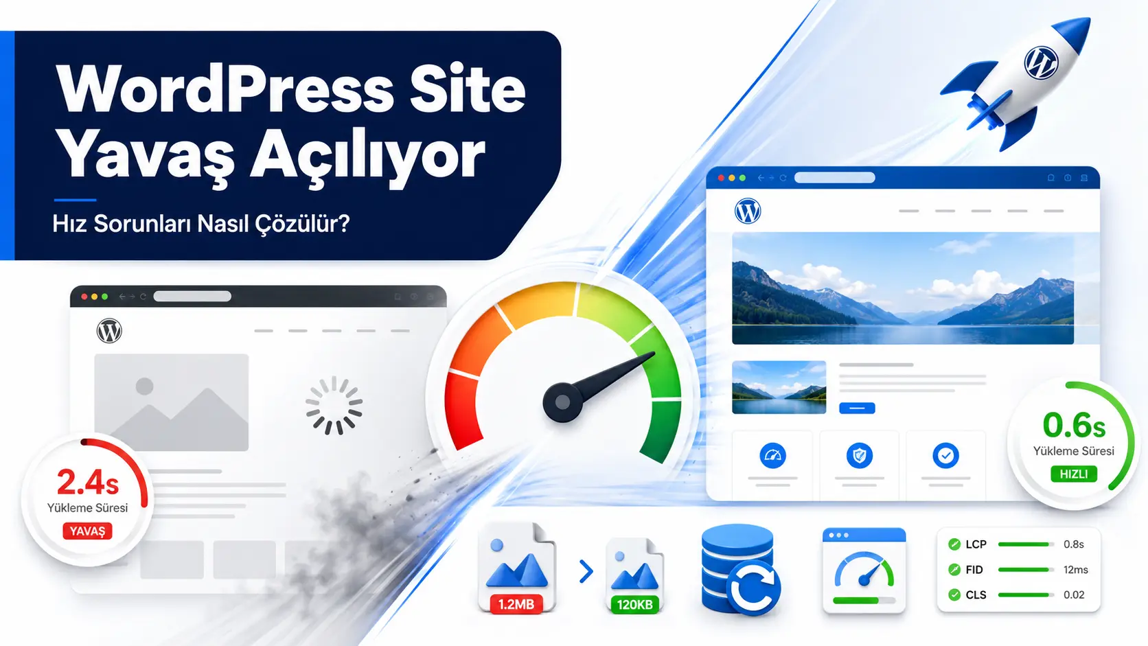WordPress Site Yavaş Açılıyor: Hız Sorunları Nasıl Çözülür?